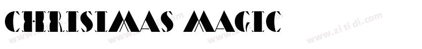 chrisimas magic字体转换